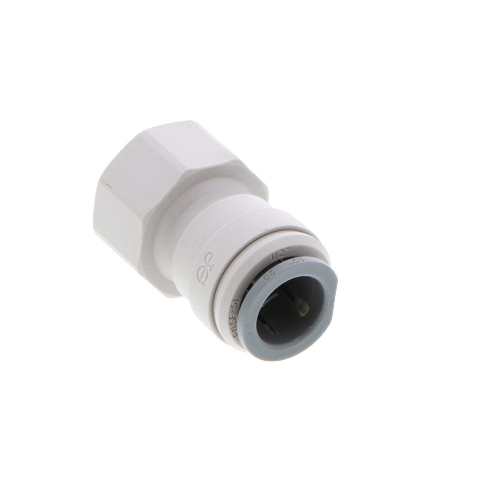 John Guest Female Adapter-Cone End BSPP - 1/2 x 1/2 BSPP