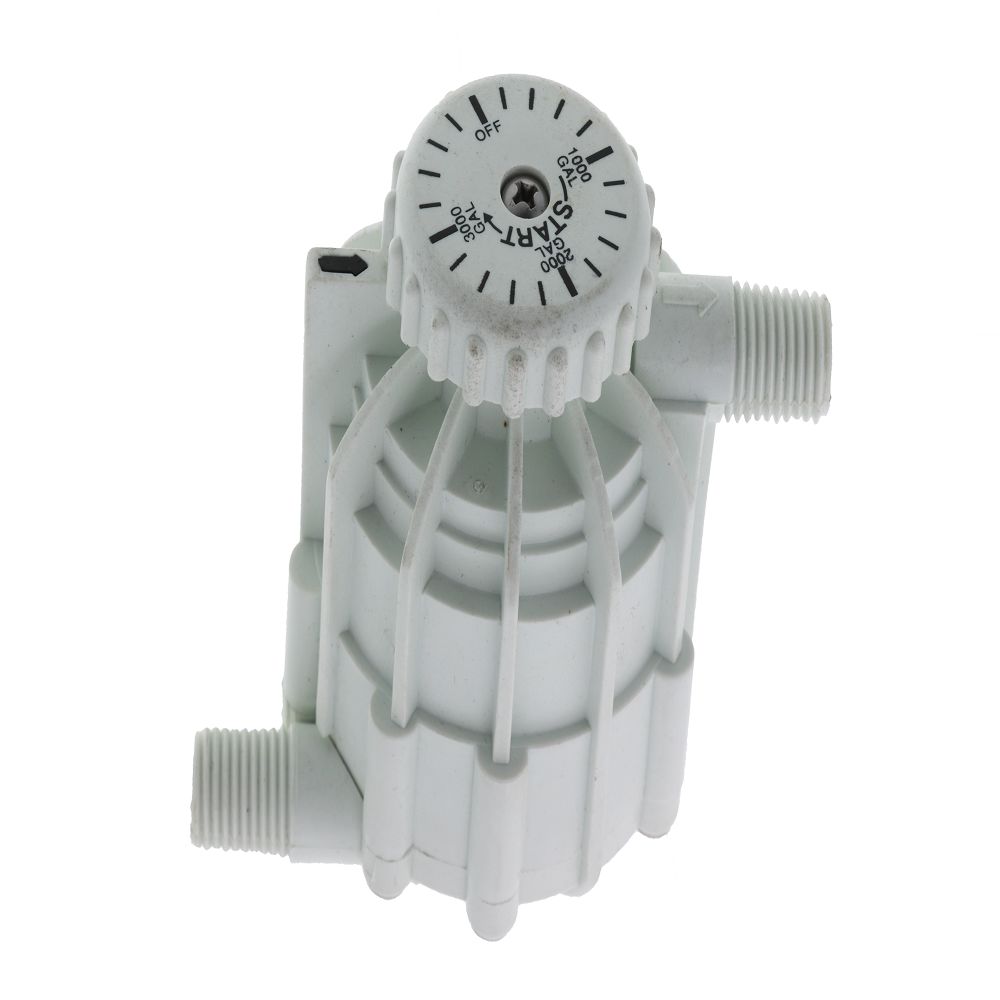 Waterminder WM3000 Gallon Meter 3800 max gal 1/4" MNPT Fittings - White