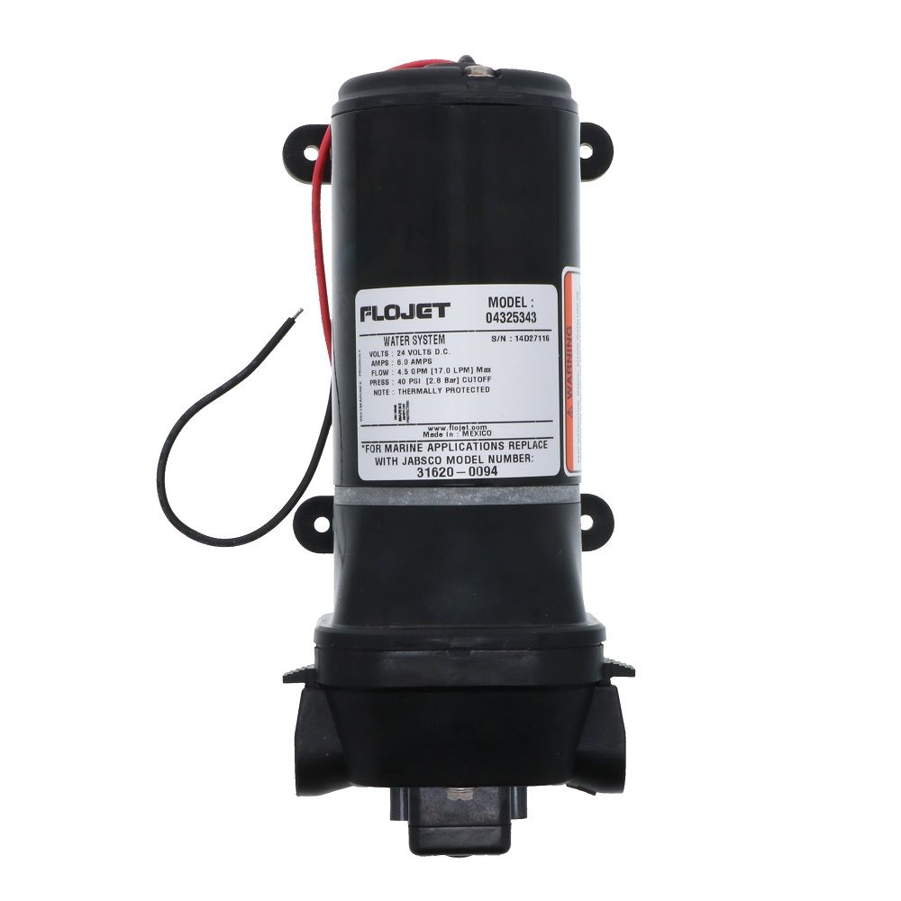 Flojet Quad II 4325 Series Automatic Washdown Pump 4.5 gpm 40 psi