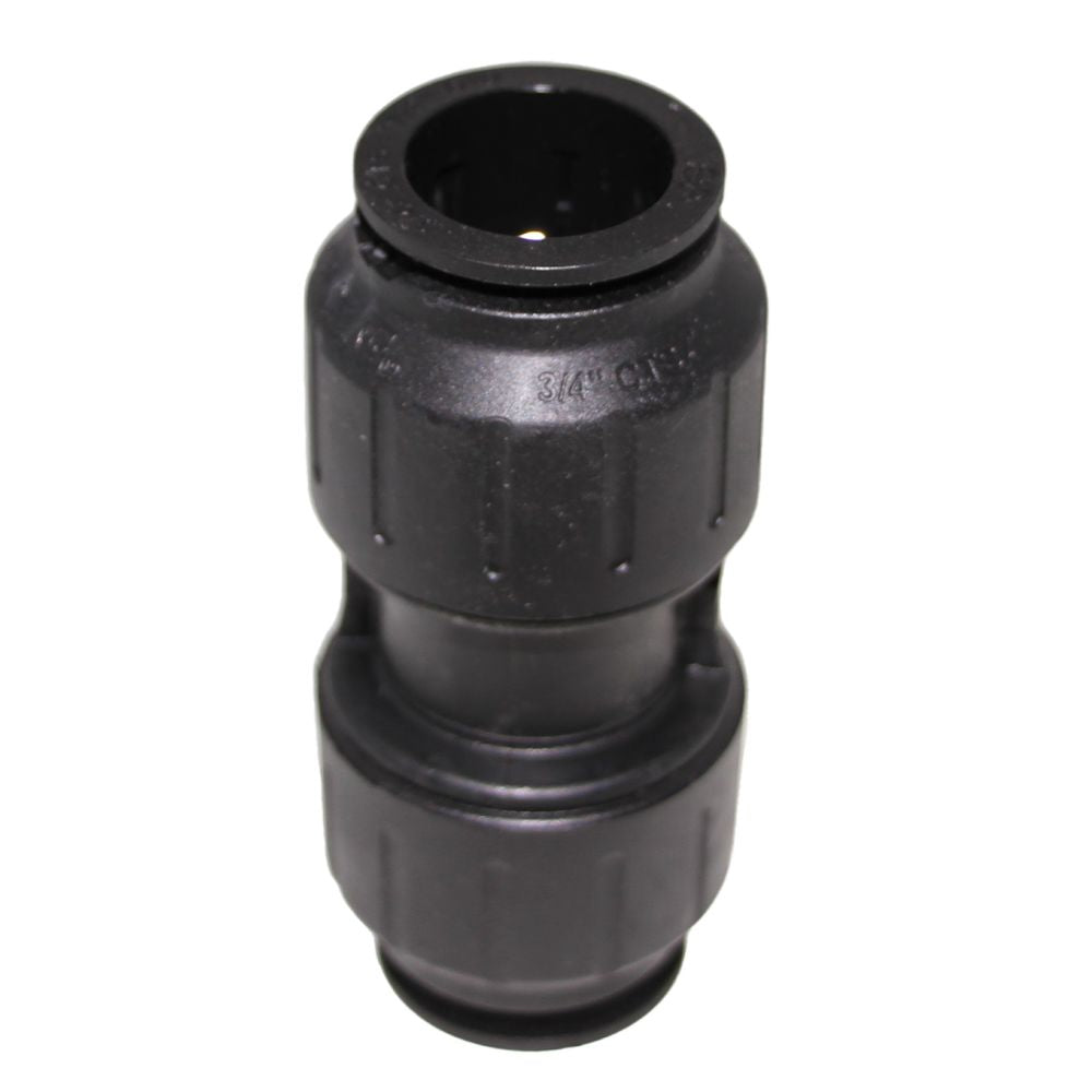 John Guest Black Coupler - 3/4 CTS