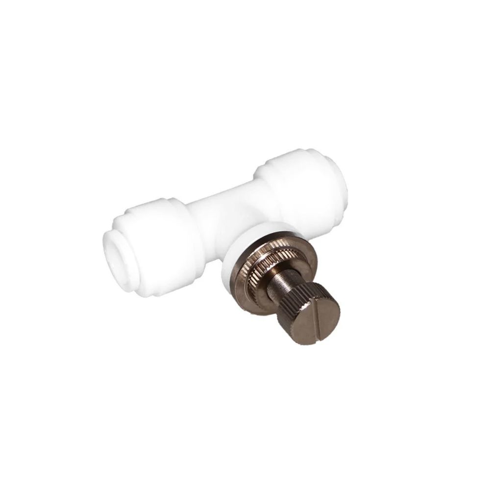 NeoFit - Acetal White Flow Control Union Connector 1/4" tube