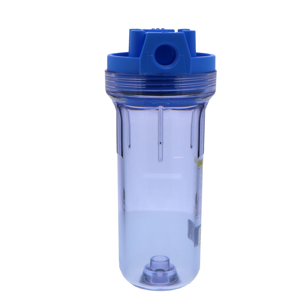 Pentek 150072 10" Standard Filter Housing Blue/Clear w/o PR - 3/4" FPT