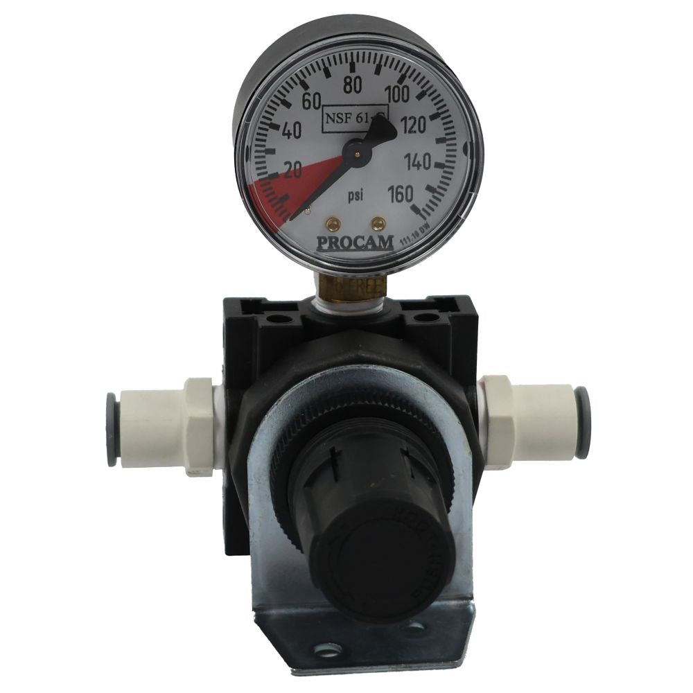 Optipure PRV - Pressure Reducing Valve Assembly w/PG & Brkt