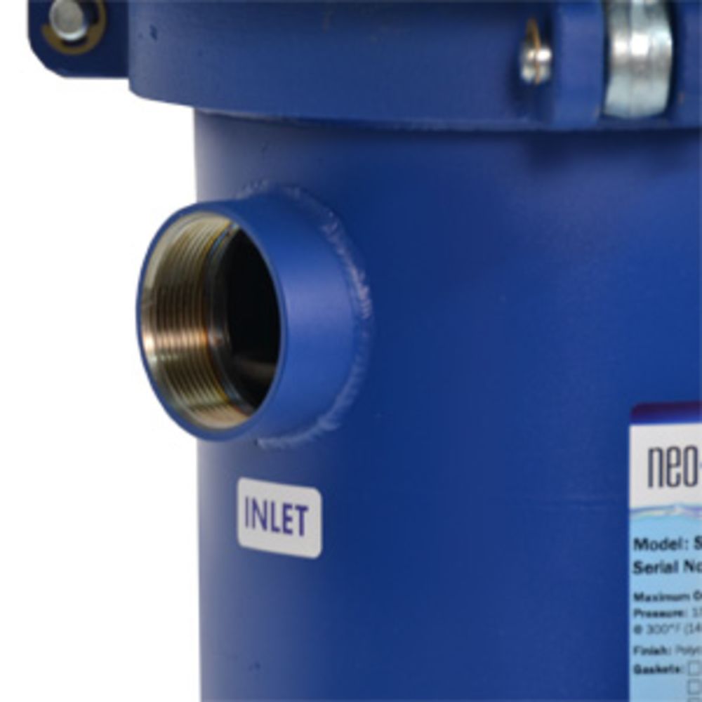 Neo-Pure SBSB Standard Bag #2 Carbon Steel Swing Bolt Filter Housing - Standard 2" FNPT