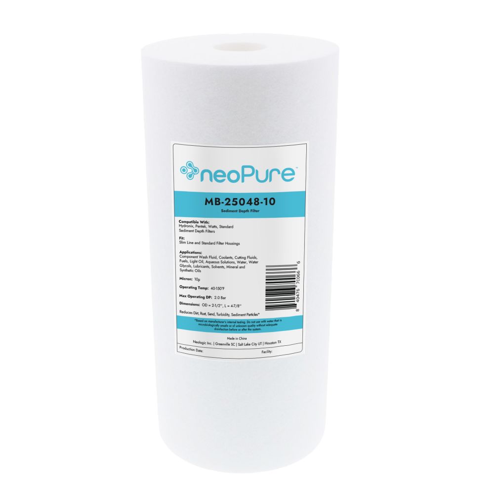 5" Polypropylene Sediment Depth Filter 10 mic
