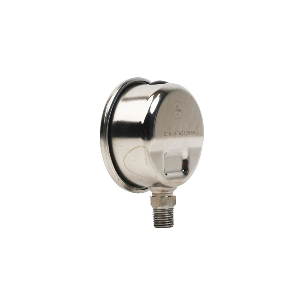 Water Pressure Gauge 600 PSI, 1/4" MPT, 2.5" Dial, Lower Back Mount, SS Case