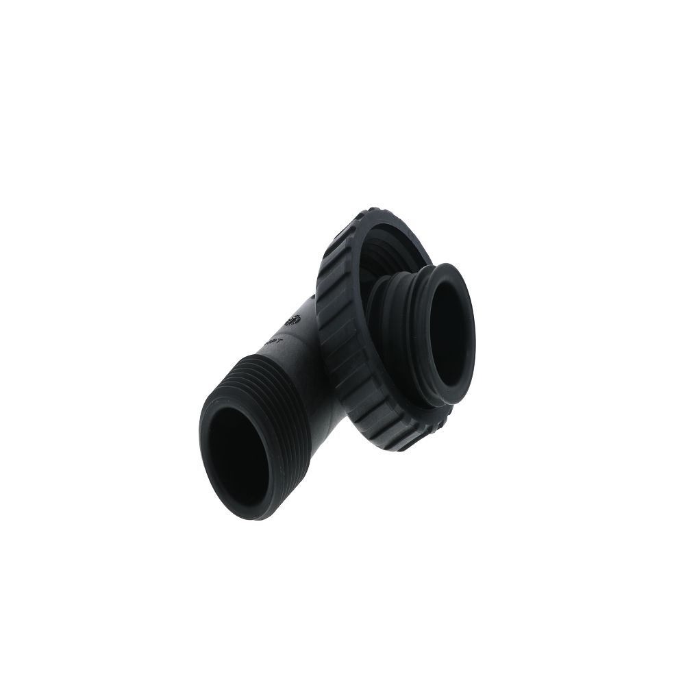 Clack WS1 V3007 PVC 1" NPT Male Elbow Assembly