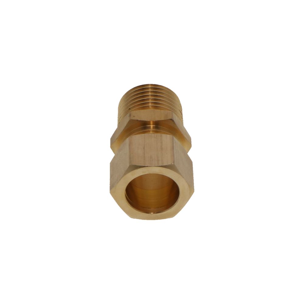 Lead-Free Brass Male Connector 5/8 Compression x 1/2 MPT