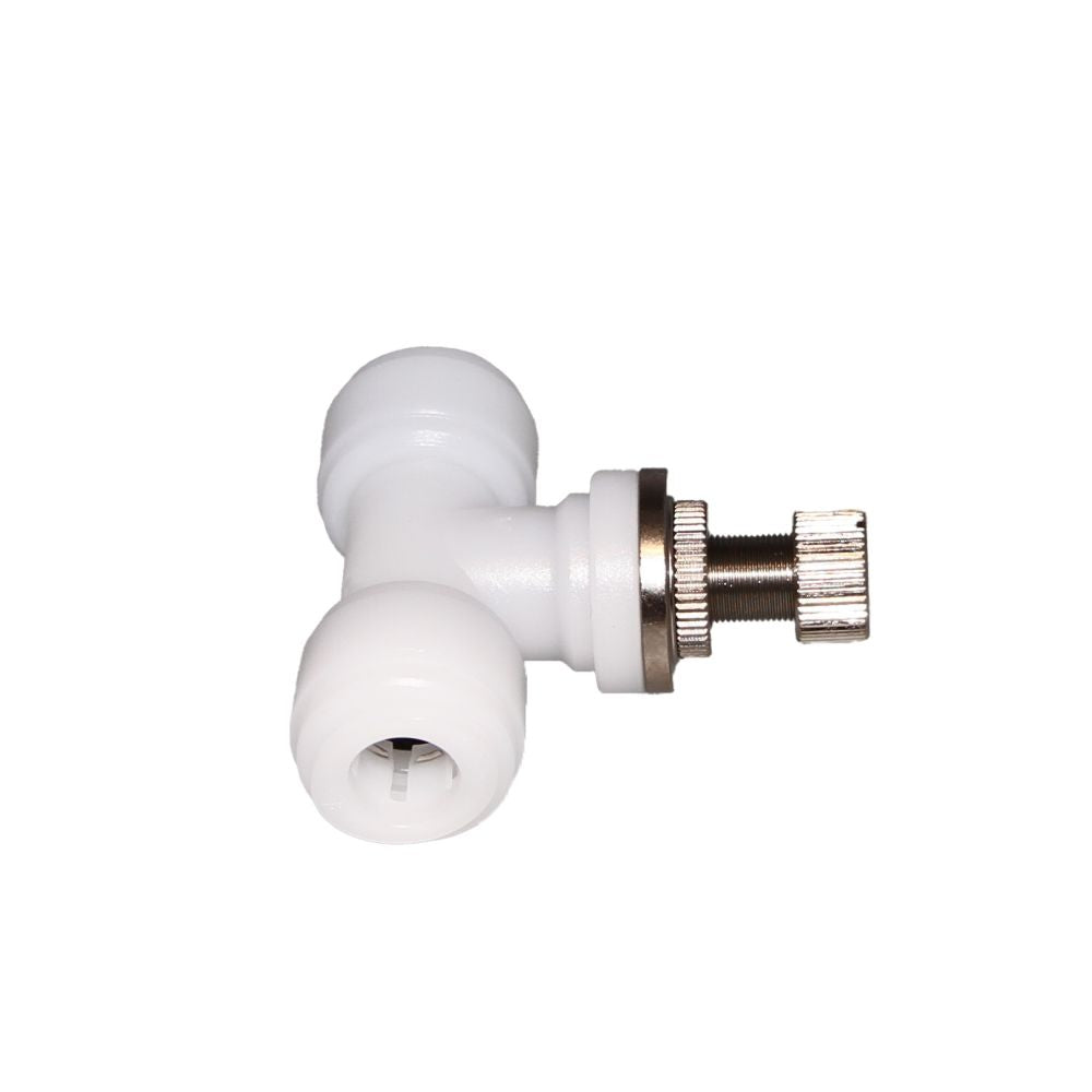 NeoFit - Acetal Natural White Flow Control Union Connector 3/8" tube