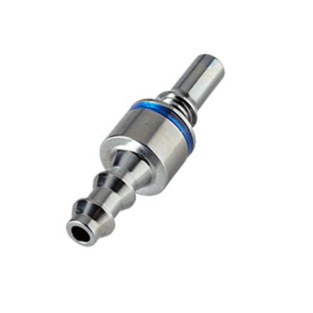 LQ2D2204LBLU Valved In-Line Locking Hose Barb Liquid Cooling Coupling Insert 1/4"