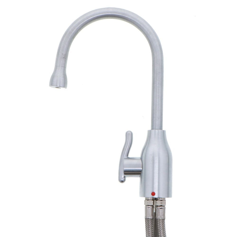 Mountain Plumbing MT1800-NL Hot Water Dispenser w/ Wine Bottle Spout & Curved Handle