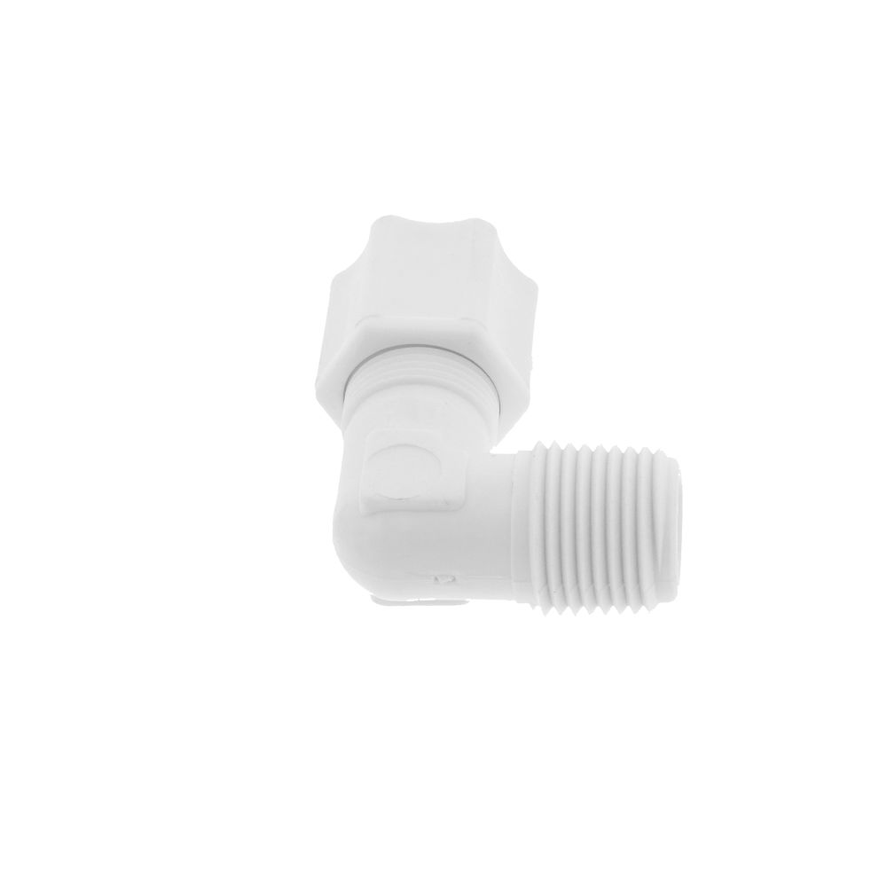 JACO 40-8-8-P-O Polypropylene Male Elbow 1/2 OD Tube x 1/2 MPT
