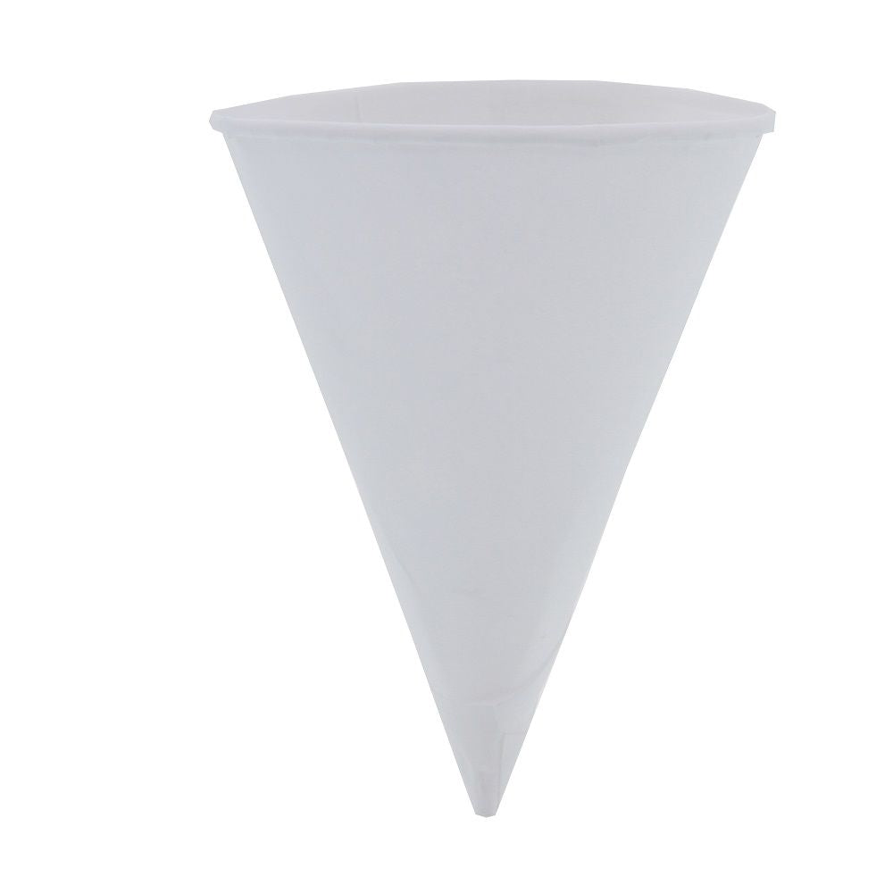 Konie Cone Cups 4.5oz Rolled Rim