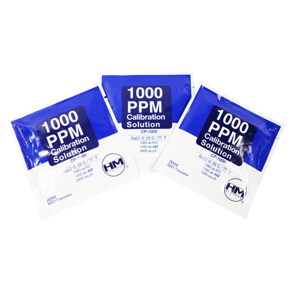 HM Digital TDS 1000 ppm Calibration Solution, 20 ml