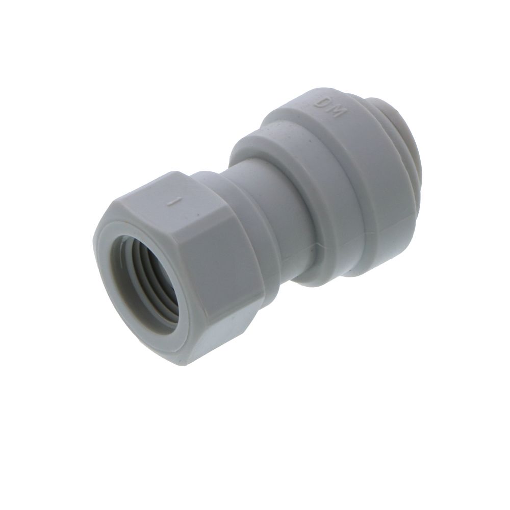 DMfit Female Faucet/Refrigerator Connector - 5/16" Push-in x 7/16-24 UNS