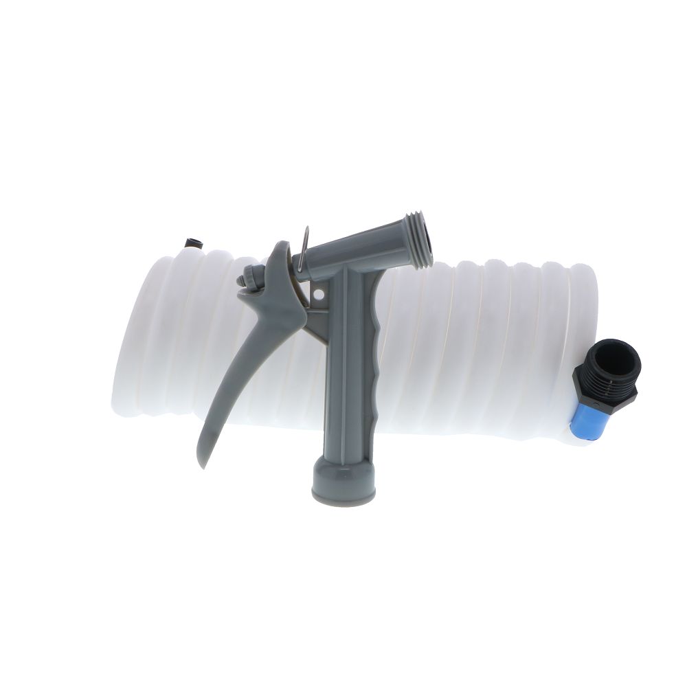 Watts AquaLock/SeaTech - SC15203W Supercoil Hose 15' White with Speed-Tap Hose Adaptor