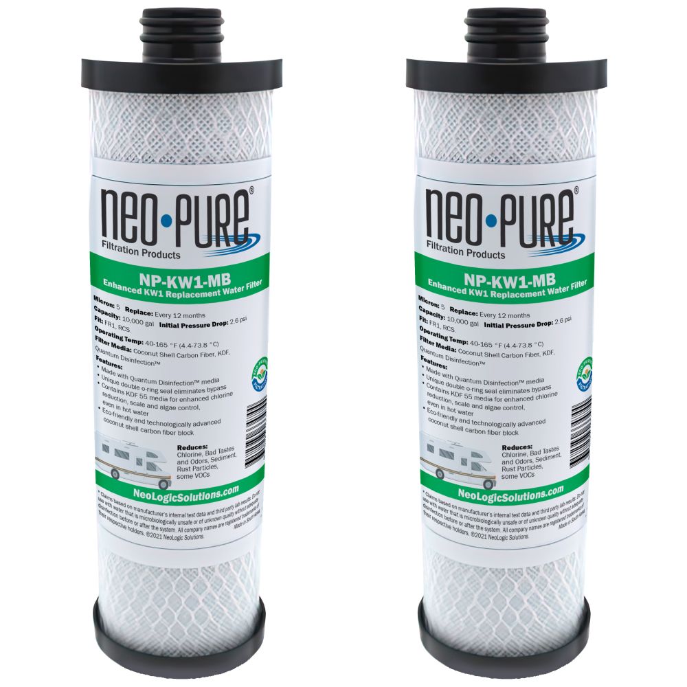 Neo-Pure NP-KW1-MB Compatible Replacement for WaterPur™ & Clear Choice™ KW1 RV Water Filter