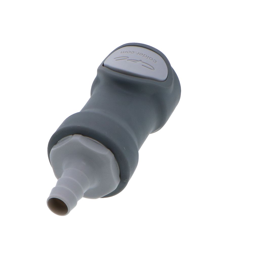 NS6D17006 Valved In-Line Hose Barb Coupling Body 3/8 ID Barb