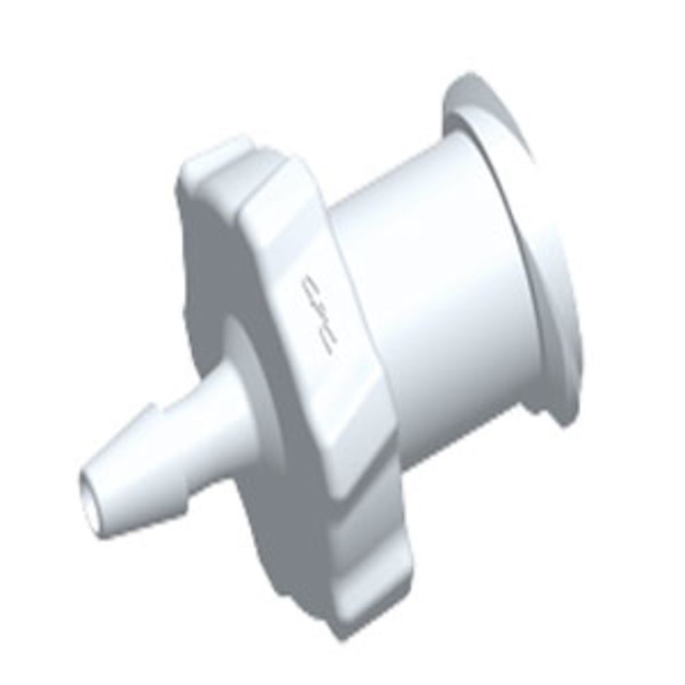 LF3130 Luer Fitting White Nylon Female Luer X 3/32 HB