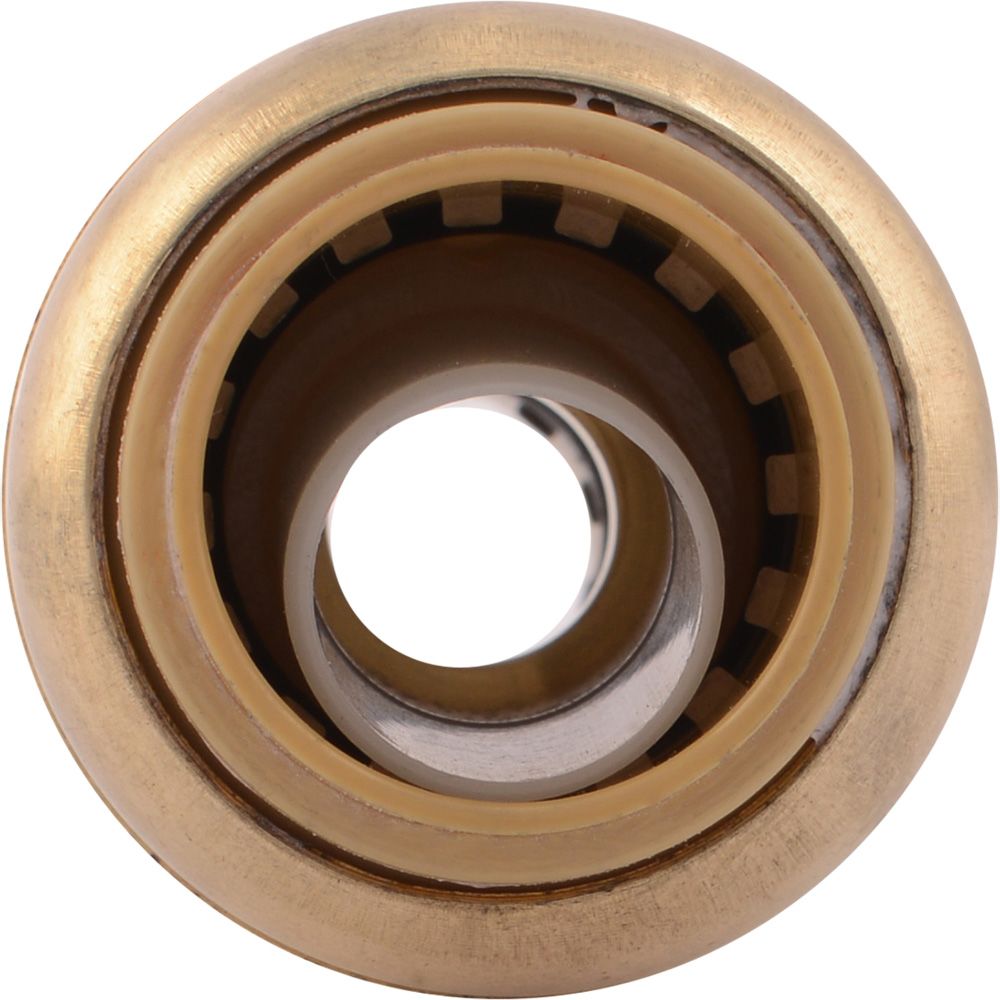 SharkBite® U050LF Lead-Free Brass Push-to-Connect Reducer Coupling - 1/4" x 1/2"