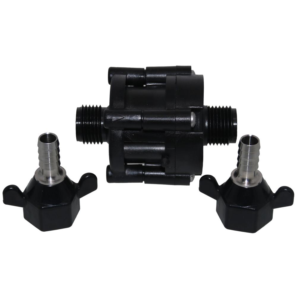 SHURflo 183-150-SS Water Pressure Reducer Valve - 50 PSI - Inlet/Outlet 3/8" Barb - SS Fittings