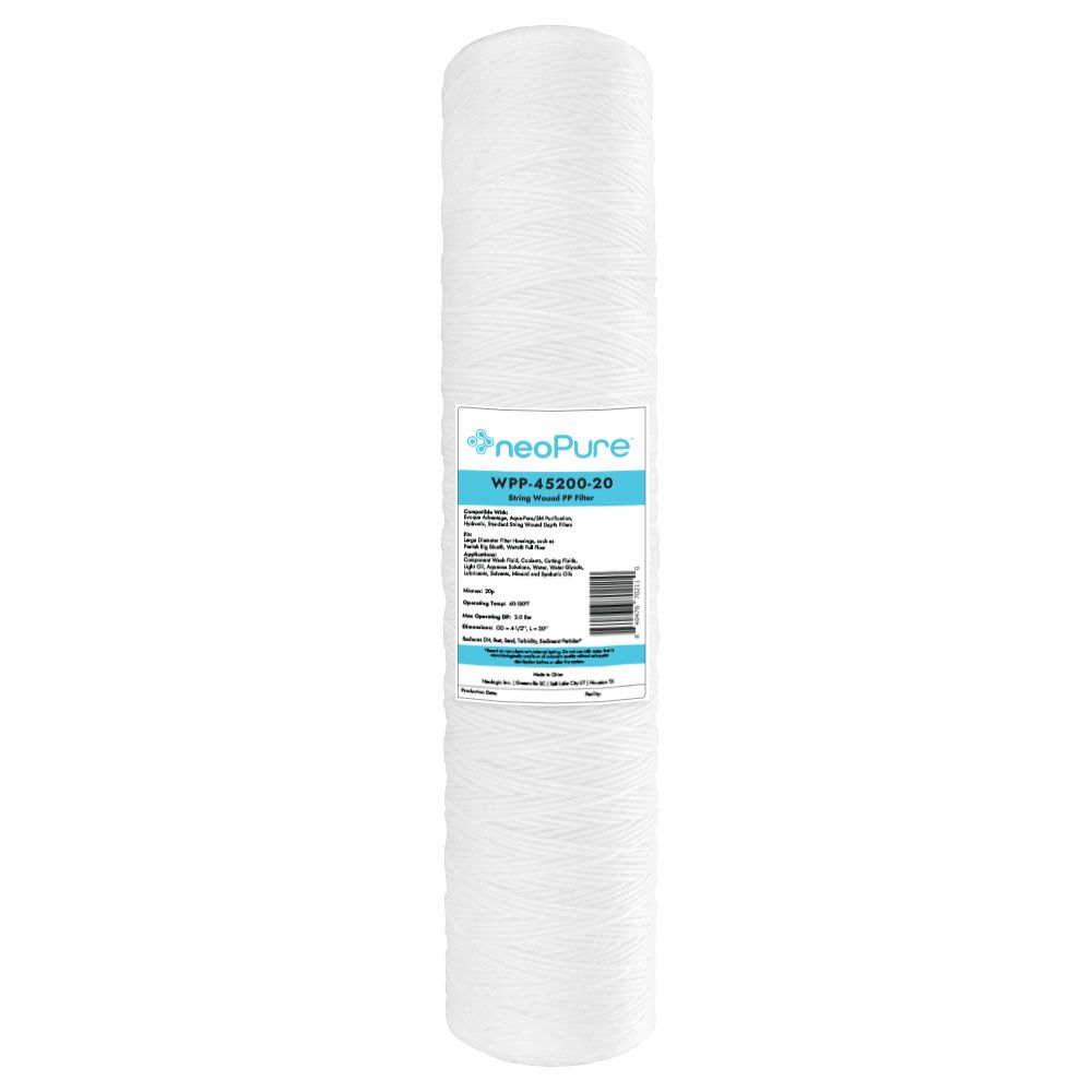 Neo-Pure WPP-45200-20 20" Surfactant Free BB String Wound Filter 20 Micron