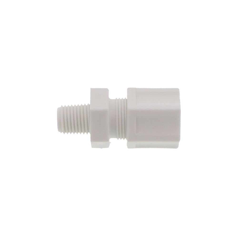 JACO 10-8-4-P-PG Polypropylene Male Connector 1/2 OD Tube x 1/4 MPT