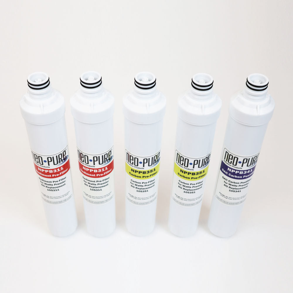 Neo-Pure Pre and Post Filter Replacement Kit for Watts Premier 531105