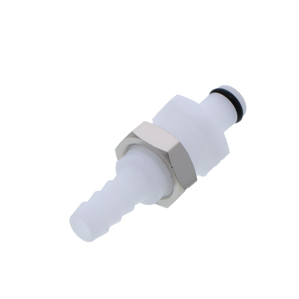 PMC4204 Panel Mount Hose Barb Coupling Insert 1/4 ID Barb