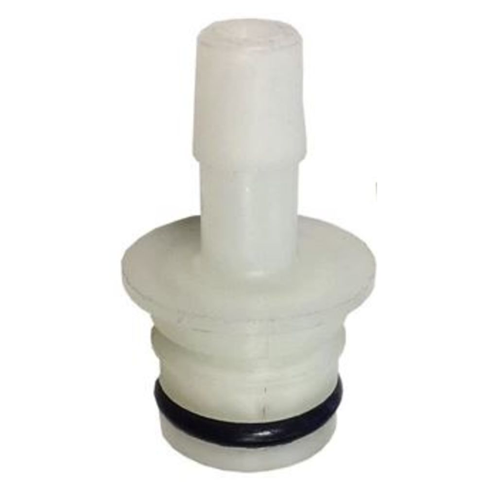 3/4 Quad Port x 5/8" Hose Barb Straight Fitting