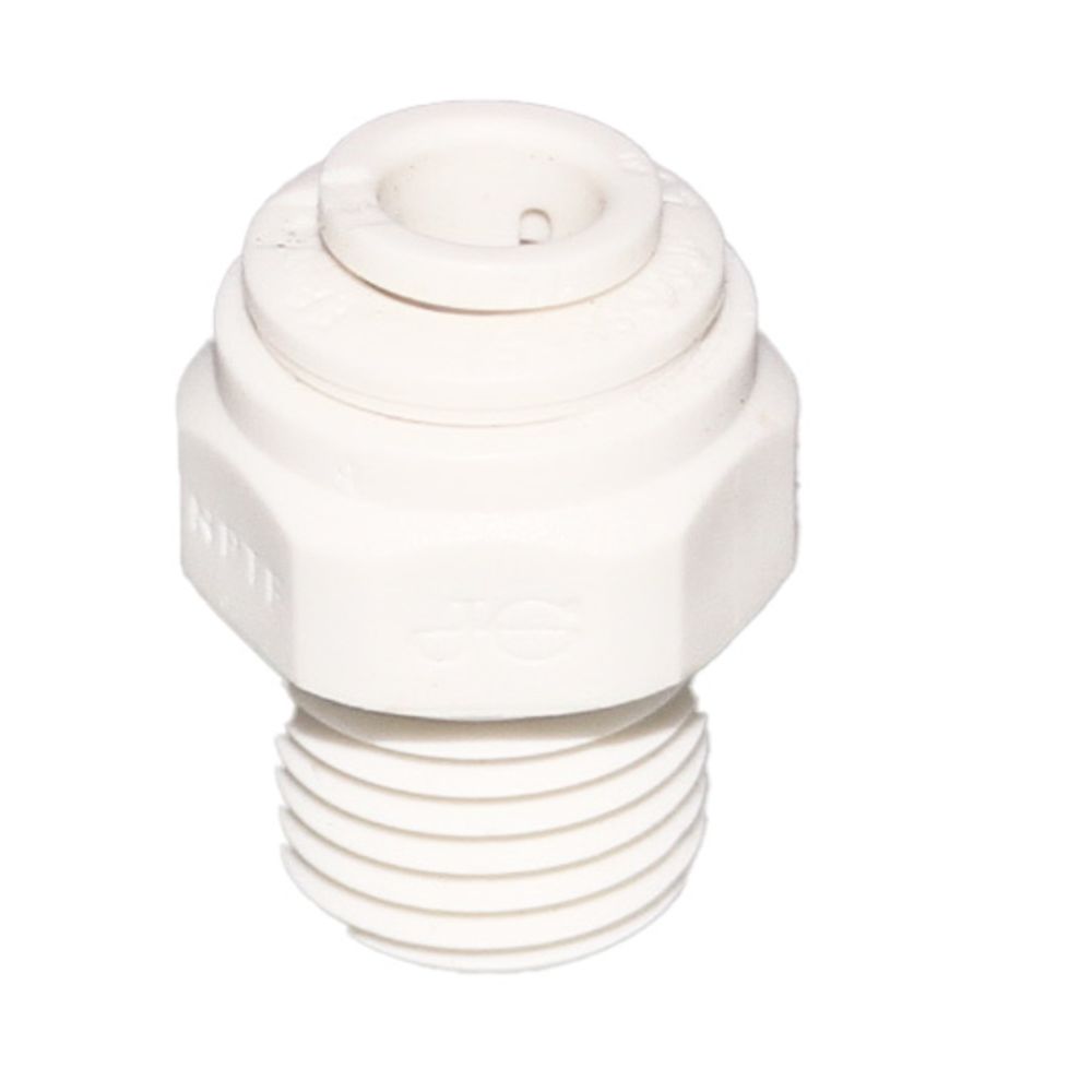 John Guest Male Connector NPTF Polypro - 1/4 x 1/4 NPTF