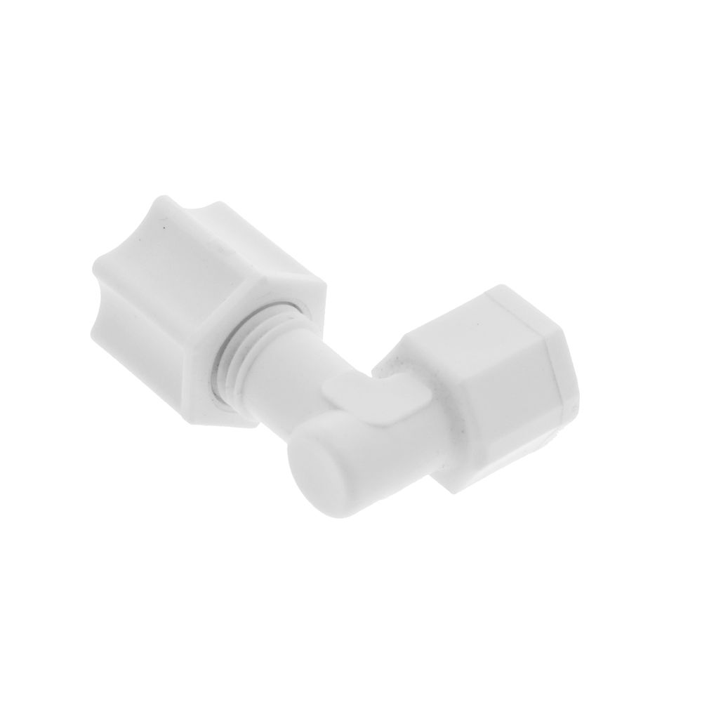 JACO 45-4-2-P-O Polypropylene Female Elbow 1/4 OD Tube x 1/8 FPT