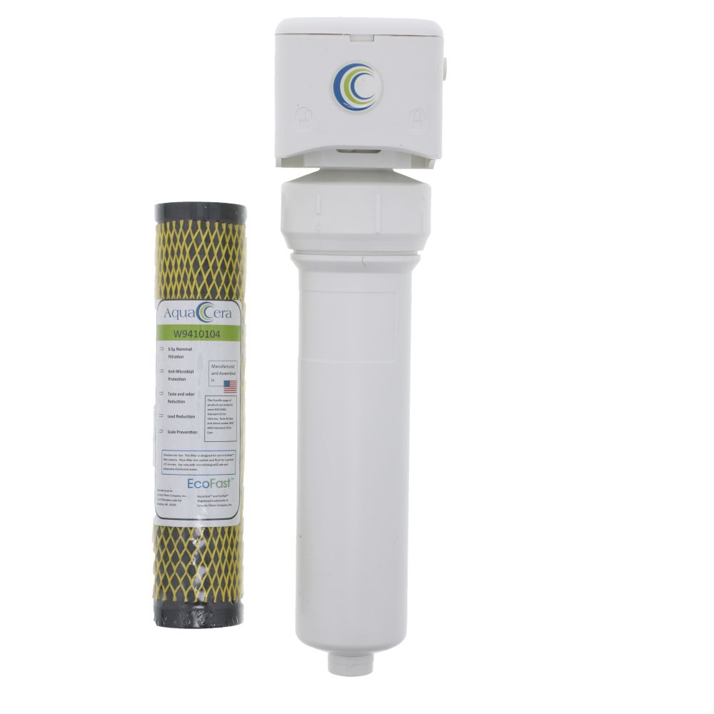 AquaCera EcoFast Quick Change Water Filter System With Install Kit