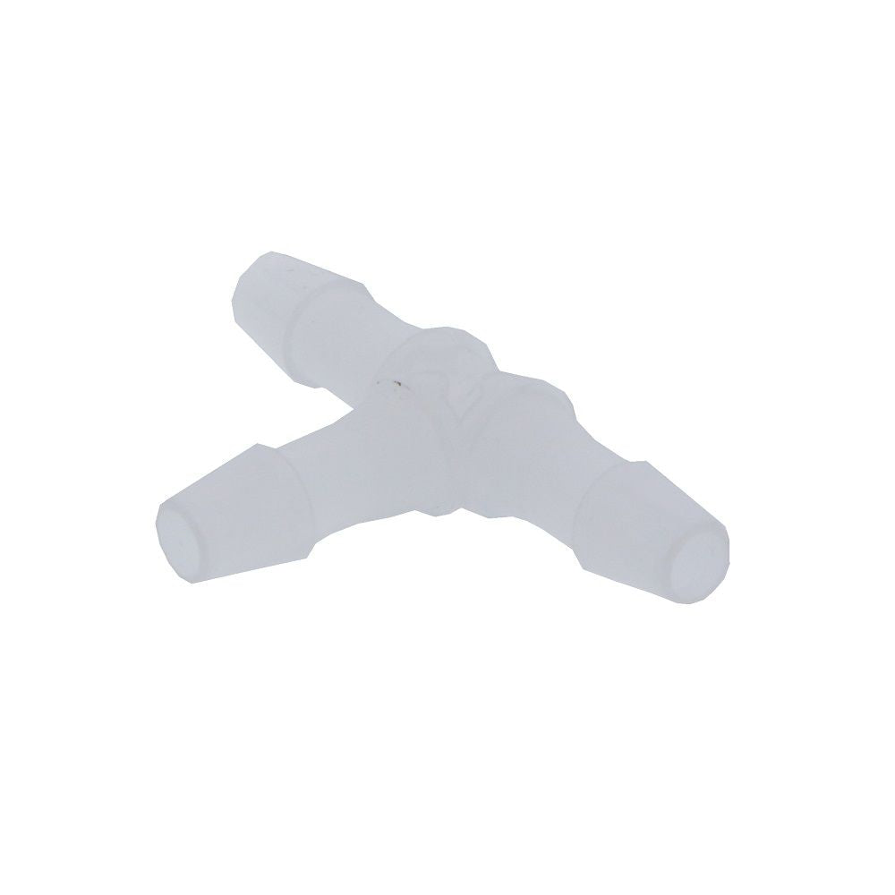 FitQuik Polypropylene Union Tee Barb Fitting - 1/4 ID x 1/4 ID x 1/4 ID
