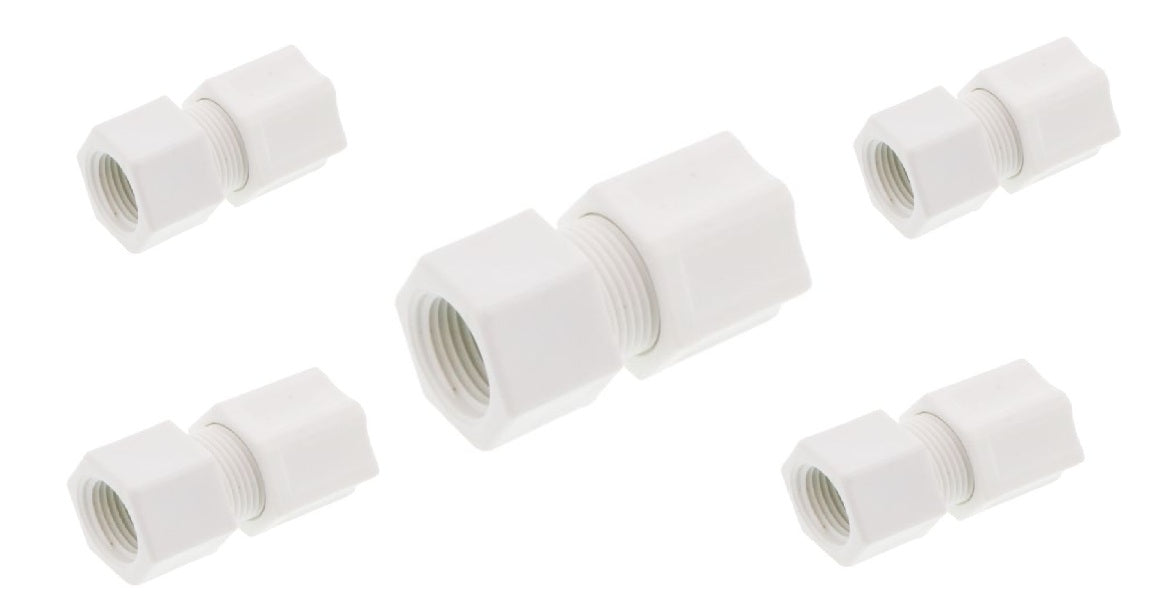 JACO 25-8-6-P-PG Polypropylene Female Connector 1/2 OD Tube x 3/8 FPT
