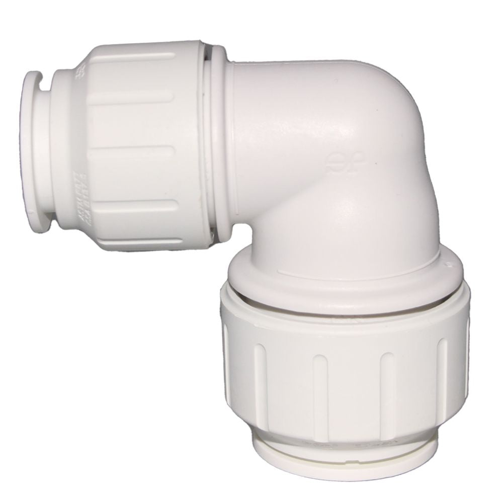 John Guest Reducing Union Elbow - 1 CTS x 3/4 CTS