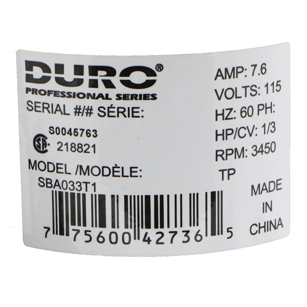 Titan Basement Submersible Sump Pump 1/3 HP - Tethered Float