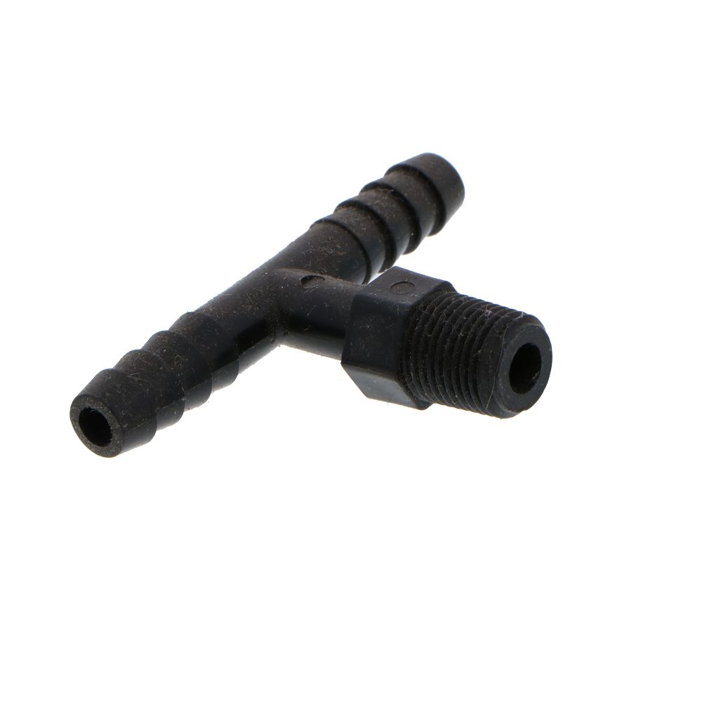 Barb Tee x Male Branch - 3/16 ID x 1/4 MNPT