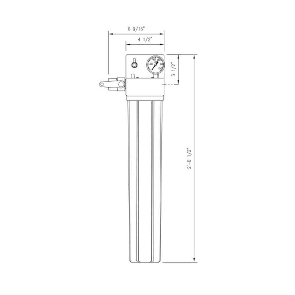 Optipure FXAF-12; Single 20" - 5 Micron System