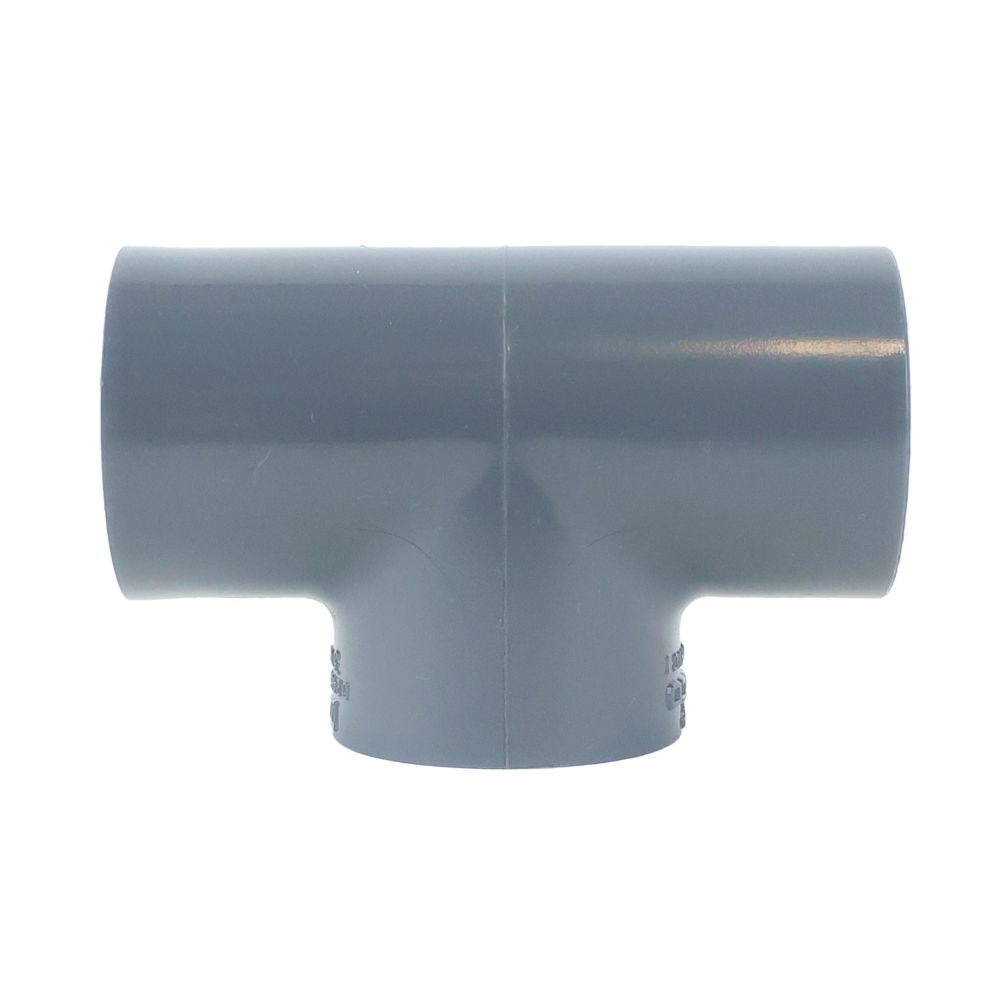 Schedule 80 PVC Tee 1/2" Socket x Socket x FPT