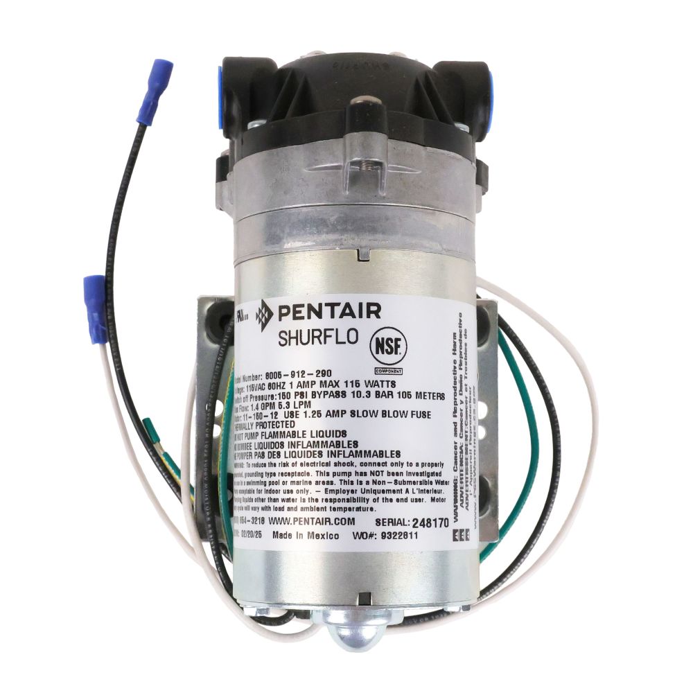 SHURflo 8005-912-290 Demand Pump 1.4 gpm 100 psi 115VAC