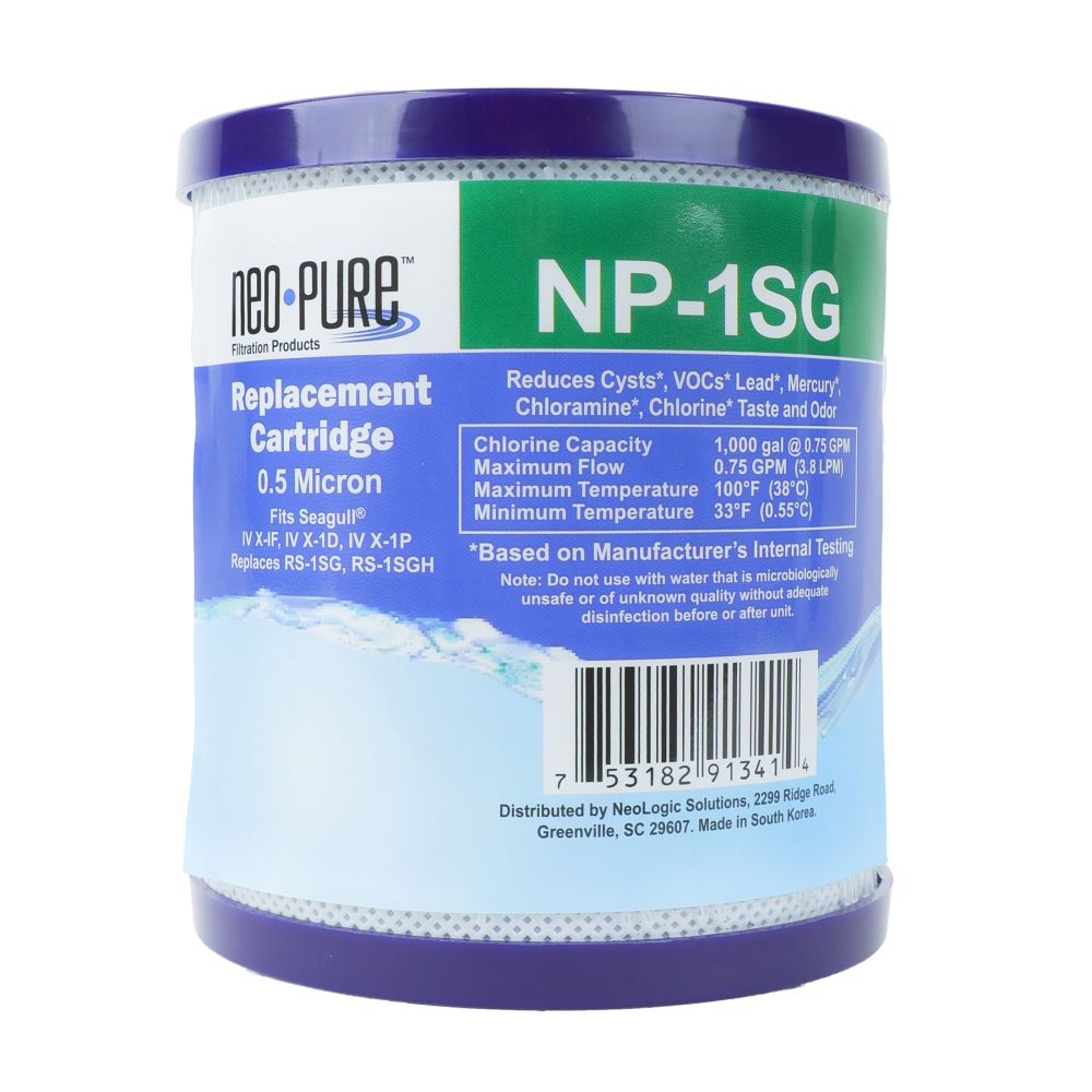 Neo-Pure NP-1SG Seagull® RS-1SG Compatible Replacement Cartridge