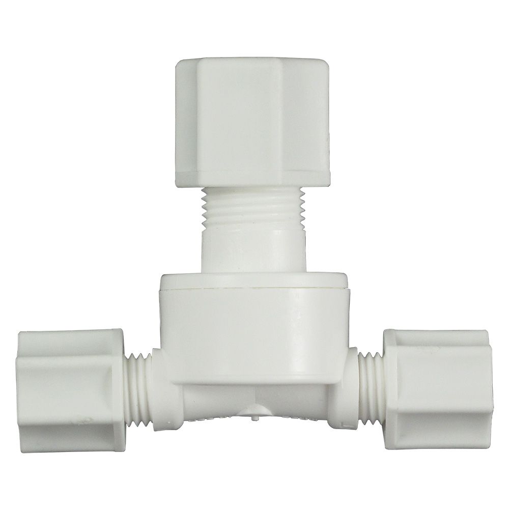 Kinetico 104019 Automatic Shut-Off Valve 3 Way Duckbill JACO 1/4 x 1/4 x 3/8 Branch