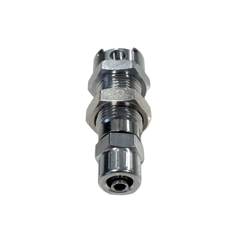 Multi-Mount Valved PTF Coupling Body - 1/4 PTF Chrome