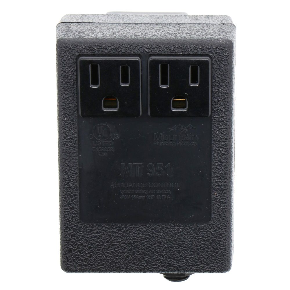 Mountain Plumbing MT951 Round Classic Touch Waste Disposer Air Switch