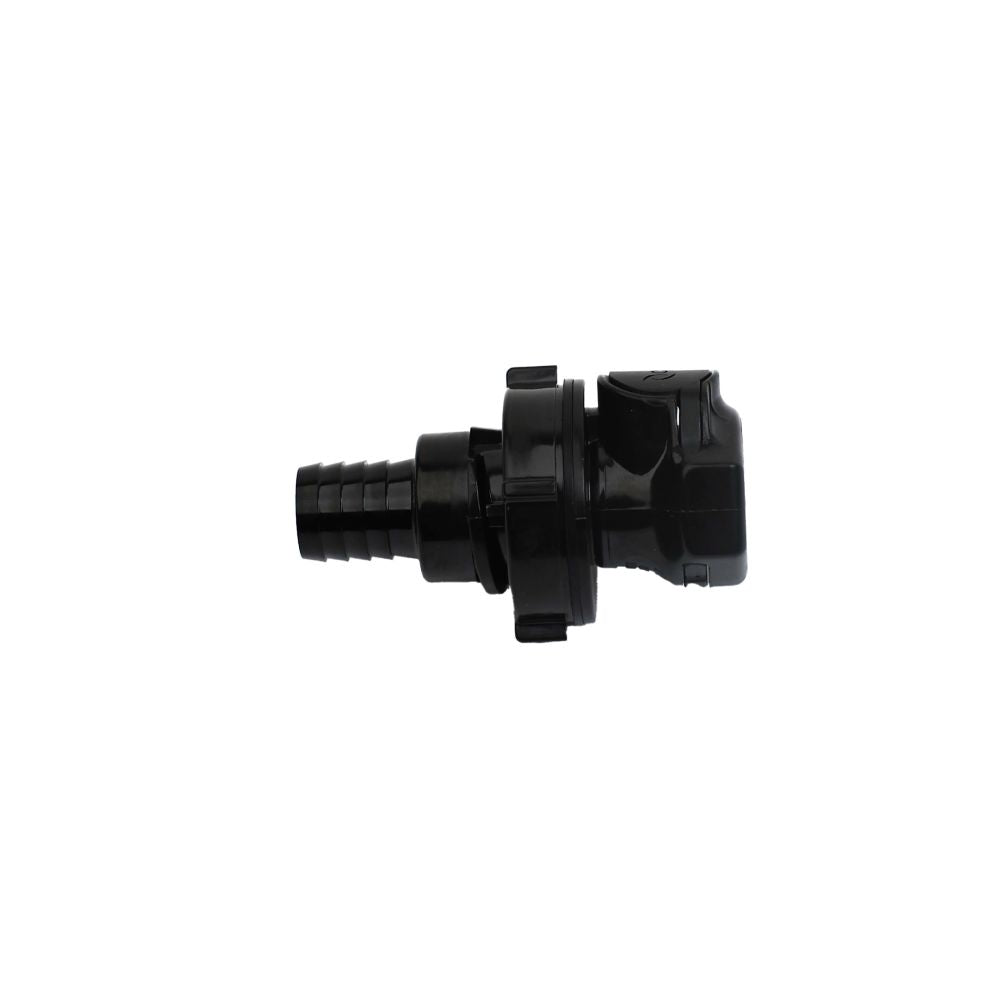 HFCD161057 Valved Panel Mount Hose Barb Coupling Body 5/8 ID Barb