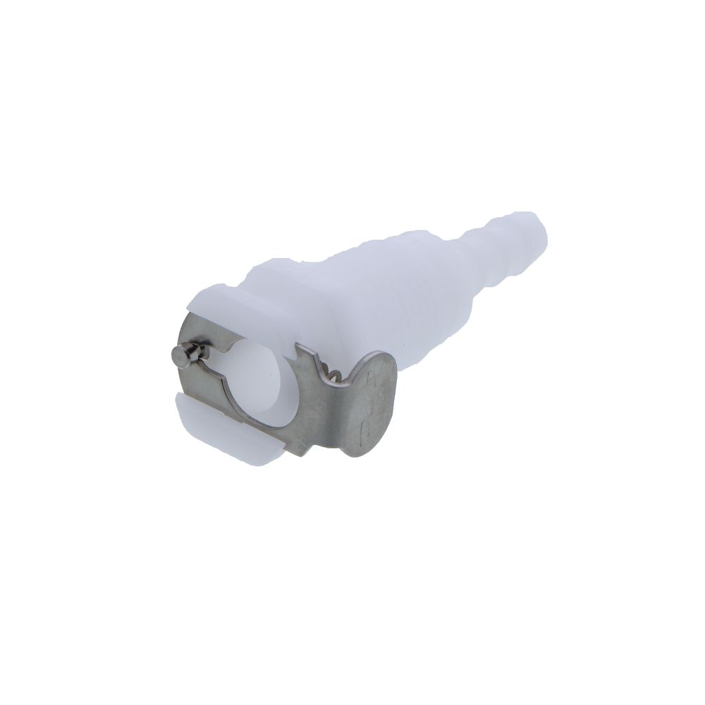 PMC1603 Panel Mount Hose Barb Coupling Body 3/16 ID Barb