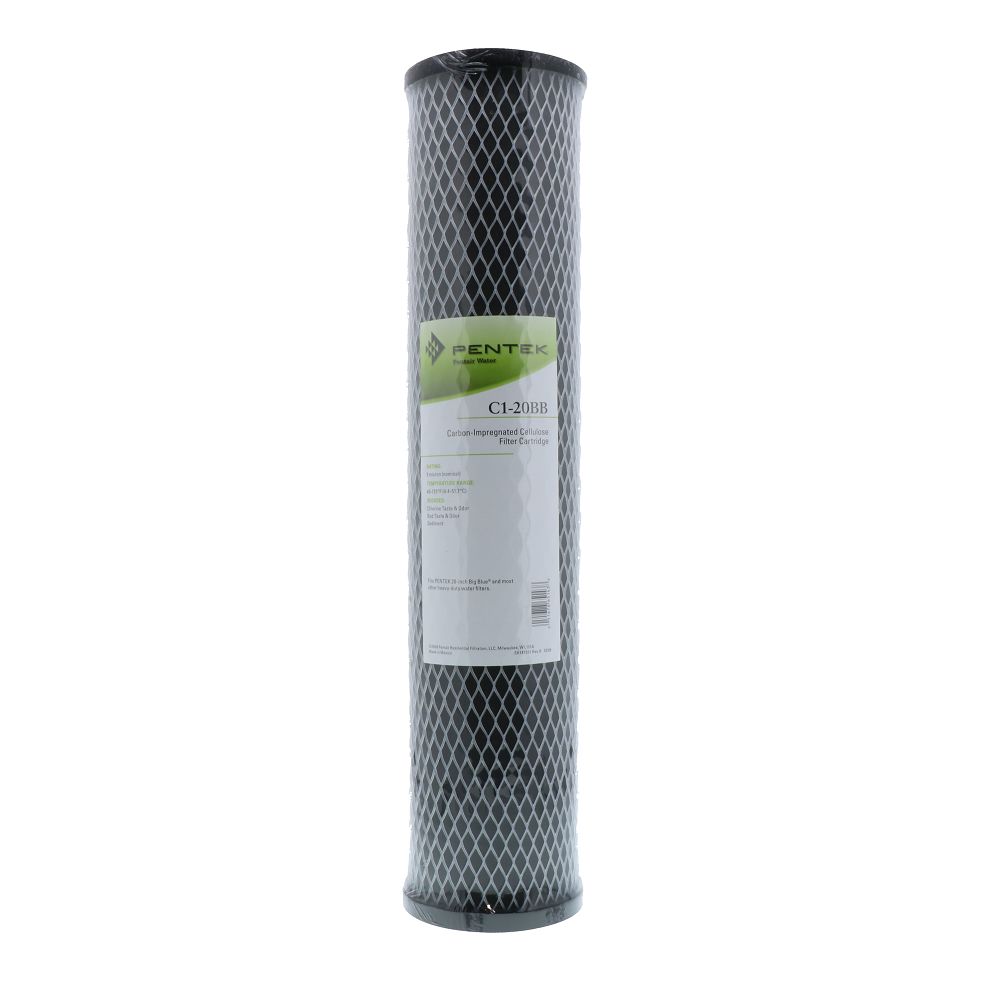 Pentek 155382-43 NCP-20BB Carbon Impregnated Non-Cellulose Pleated 10 mic Filter