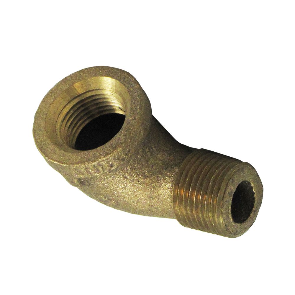 Brass Street Elbow 3/8 MPT x 3/8 FPT