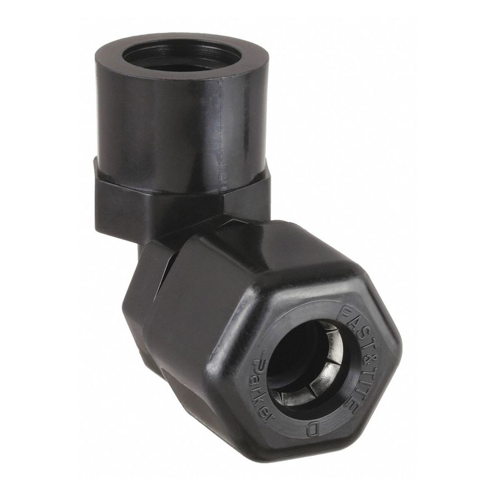 Parker Fast & Tite Compression Style Fitting - 1/4" OD x 1/4" NPTF